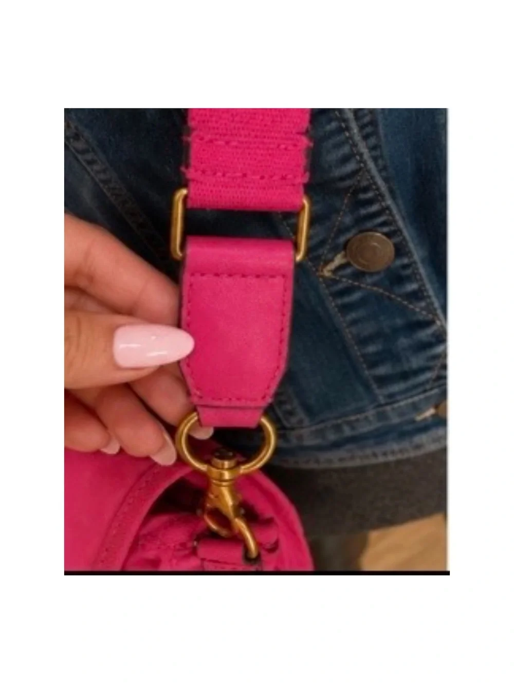 Tory Burch Hot Pink Crossbody Messenger Bag